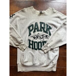 Vintage 90s Park Hoops Wolfpack Basketball Champion Reverse Weave Sweatshirt USA